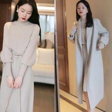 Đầm Len Công Sở Thắt Eo Ngọt Ngào AL43 - Hàng Quảng Châu Cao Cấp Giá 365k