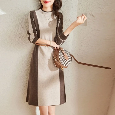 Đầm Len Công Sở Thắt Eo Thanh Lịch AL90 - Hàng Quảng Châu Cao Cấp, Giá Ưu Đãi 335.000đ