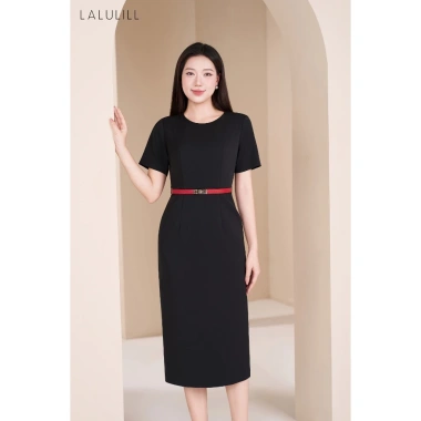 Đầm liền công sở LALULILL ôm bút chì, cổ tròn, tay cộc, chất liệu tuýt xi co giãn 459.000₫ 6 Đầm liền công sở LALULILL ôm bút chì, cổ tròn, tay cộc, chất liệu tuýt xi co giãn 459.000₫ 6