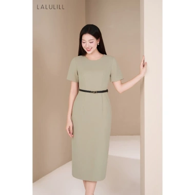 Đầm liền công sở LALULILL ôm bút chì, cổ tròn, tay cộc, chất liệu tuýt xi co giãn 459.000₫ 8 Đầm liền công sở LALULILL ôm bút chì, cổ tròn, tay cộc, chất liệu tuýt xi co giãn 459.000₫ 8