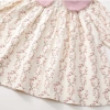 Đầm liền dài tay bé gái 3-8 tuổi phong cách Pháp mùa thu đông, cotton mềm mịn, dễ mặc, giá ưu đãi 215k 5