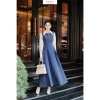 Đầm Maxi Công Sở Thanh Lịch JOLIE Ghile Xếp Ly Tôn Dáng Phối Áo Sơ Mi - 569k