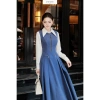 Đầm Maxi Công Sở Thanh Lịch JOLIE Ghile Xếp Ly Tôn Dáng Phối Áo Sơ Mi - 569k 4