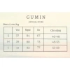 Đầm maxi kẻ xanh GUMIN tay hến, cổ nơ vạt, đai eo rộng Thanh lịch sang trọng 290k 9