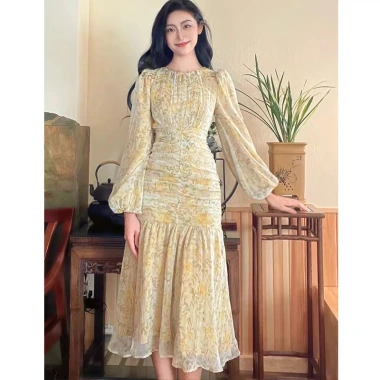 Đầm Maxi tay dài ôm họa tiết hoa Hàn Quốc, thời trang nữ mới – Giá chỉ 580.323₫ 5 Đầm Maxi tay dài ôm họa tiết hoa Hàn Quốc, thời trang nữ mới – Giá chỉ 580.323₫ 5