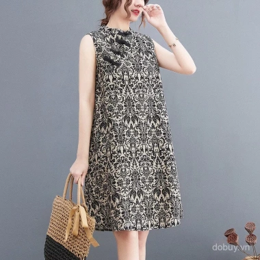 Đầm midi retro văn học ếch nút Trung Quốc - Mùa hè 2.025, giảm 22% 2 Đầm midi retro văn học ếch nút Trung Quốc - Mùa hè 2.025, giảm 22% 2