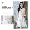 Đầm mini tay ngắn retro Trung Hoa mùa hè - Thời trang cá tính, thoáng mát, giá 416k 6
