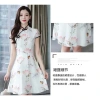 Đầm mini tay ngắn retro Trung Hoa mùa hè - Thời trang cá tính, thoáng mát, giá 416k 7