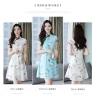 Đầm mini tay ngắn retro Trung Hoa mùa hè - Thời trang cá tính, thoáng mát, giá 416k 9