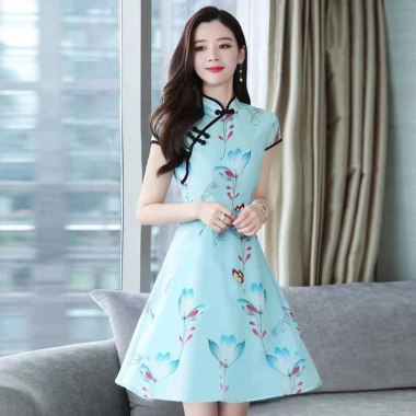 Đầm mini tay ngắn retro Trung Hoa mùa hè - Thời trang cá tính, thoáng mát, giá 416k 11 Đầm mini tay ngắn retro Trung Hoa mùa hè - Thời trang cá tính, thoáng mát, giá 416k 11