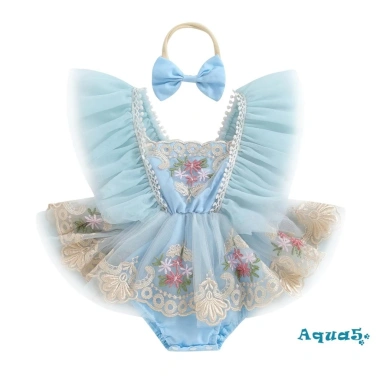 Đầm mùa hè bé gái Aqua-2 tay bay thêu hoa, váy bodysuit có nơ headband 181.980₫ 10 Đầm mùa hè bé gái Aqua-2 tay bay thêu hoa, váy bodysuit có nơ headband 181.980₫ 10
