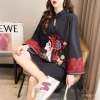 Đầm mùa hè Guochao in hình tương phản màu, thanh lịch, giá ưu đãi 620.512 VND 4