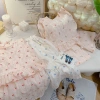 Đầm Mùa Hè Phong Cách Mới cho Bé Gái - Dây Rút Không Tay Hoa, Thoải Mái 5
