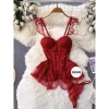 Đầm Ngủ Bodysuit Ren Cánh Tiên Xuyên Thấu Gợi Cảm - Cosplay Nữ VN 1.738 Giá 255k 9