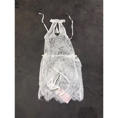 Đầm ngủ trắng mới, size dưới 50kg, giảm giá 60k - thoáng mát, thoải mái