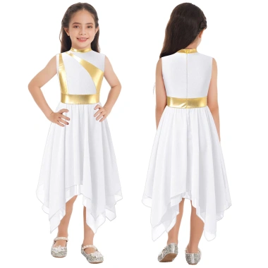 Đầm Nhảy Múa Bé Gái Kim Loại Không Tay Viền Bất Đối Xứng - Giá Ưu Đãi 331.560₫ 7 Đầm Nhảy Múa Bé Gái Kim Loại Không Tay Viền Bất Đối Xứng - Giá Ưu Đãi 331.560₫ 7