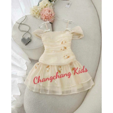 Đầm nhún thêu hoa hai dây trễ vai, bé và mẹ 15-55kg - giảm còn 240k 10 Đầm nhún thêu hoa hai dây trễ vai, bé và mẹ 15-55kg - giảm còn 240k 10