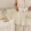 Đầm nơ chấm bi cho bé gái 2-8 tuổi mùa hè không tay kiểu Pháp - Giá chỉ 250.603₫