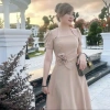 Đầm Nữ Cổ Vuông Dáng Xòe Đính 4 Nơ To Eo - Thiết Kế Cực Đẹp, Giá Ưu Đãi 169k 4