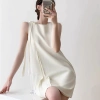 Đầm nữ công sở dáng suông xếp ly cao cấp, trẻ trung thanh lịch 490k