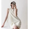 Đầm nữ công sở dáng suông xếp ly cao cấp, trẻ trung thanh lịch 490k 5