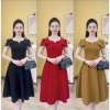 Đầm nữ dáng xòe trễ vai đính đá lấp lánh - đi tiệc sang trọng, giá ưu đãi 171k 3