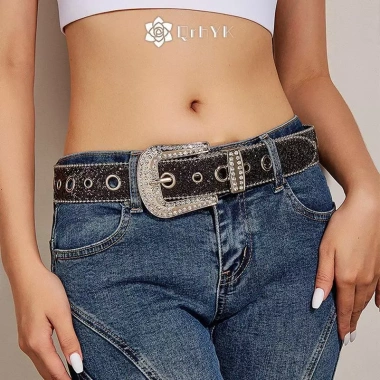 Đầm Nữ Rộng Thắt Lưng Kim Cương Giả Sáng Bóng Pha Lê Giá Ưu Đãi 88.725₫ 7