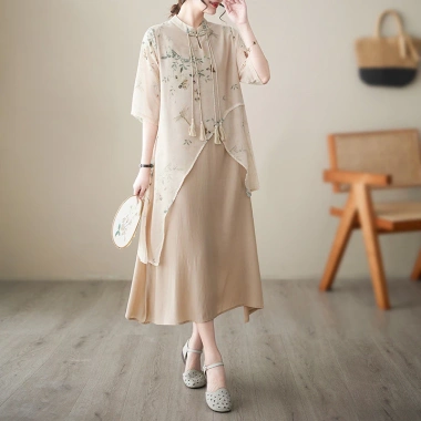Đầm nữ sườn xám retro phong cách Trung Hoa, tay ngắn, đa kích cỡ - chỉ 601.806₫ 10 Đầm nữ sườn xám retro phong cách Trung Hoa, tay ngắn, đa kích cỡ - chỉ 601.806₫ 10
