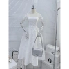 Đầm nữ trắng tay lưới ghép mảnh đính hoa Amity - Giá ưu đãi 199.000đ, phong cách thanh lịch, nhẹ nhàng 3