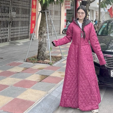 Đầm Phao Chống Rét Lịch Hà - Thiết Kế Thời Trang, Giá Gốc 427k Giảm còn 350k