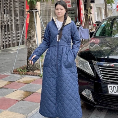Đầm Phao Chống Rét Lịch Hà - Thiết Kế Thời Trang, Giá Gốc 427k Giảm còn 350k