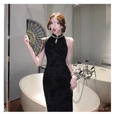 Đầm Qipao không tay cao cấp slim-fit tôn dáng - Mùa hè thoáng mát giá 742.445₫ 4 Đầm Qipao không tay cao cấp slim-fit tôn dáng - Mùa hè thoáng mát giá 742.445₫ 4