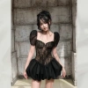 Đầm ren cúp ngực, eo corset, lót trong tiểu thư ballet core - 384.999₫ 9