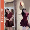 Đầm ren tay dài phối tùng xòe 3 lớp, lót quần R7 - Sang chảnh, chỉ 380.000₫ 3