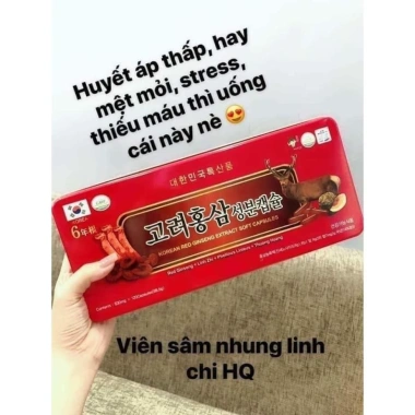 Đạm Sâm Nhung Hươu Linh Chi Kana Hàn Quốc 120 viên - Hàng Chính Hãng, Giảm Giá Đặc Biệt - Giá chỉ 700k