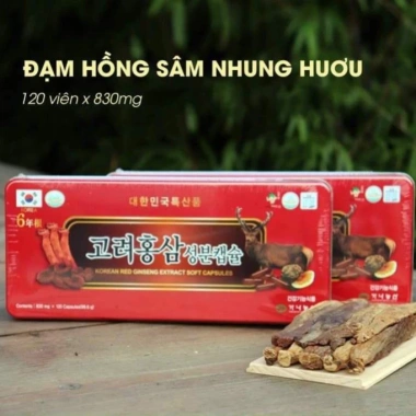 Đạm Sâm Nhung Hươu Linh Chi Kana Hàn Quốc 120 viên - Hàng Chính Hãng, Giảm Giá Đặc Biệt - Giá chỉ 700k