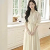 Đầm sơ mi cao cấp Shi Shang - Váy tốt nghiệp dài, chân váy xoè nhẹ nhàng, chỉ 357.000 VND 2