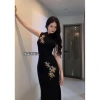 Đầm sườn xám cao cấp retro phong cách Trung Hoa - Mùa hè 2.025 giảm giá 8
