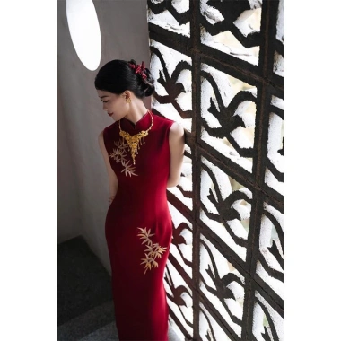 Đầm sườn xám cao cấp retro phong cách Trung Hoa - Mùa hè 2.025 giảm giá 11 Đầm sườn xám cao cấp retro phong cách Trung Hoa - Mùa hè 2.025 giảm giá 11