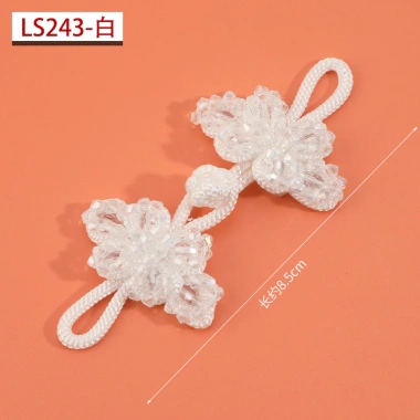 Đầm sườn xám handmade đính hạt ngọc trai, pha lê, nút chuồn chuồn độc đáo - 75.028₫ 4