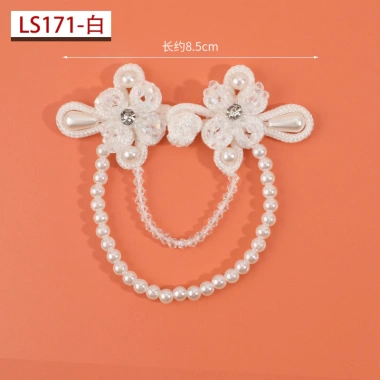 Đầm sườn xám handmade đính hạt ngọc trai, pha lê, nút chuồn chuồn độc đáo - 75.028₫ 17
