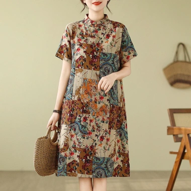 Đầm sườn xám retro hoa vải lanh - phong cách mùa hè, giảm giá 20% chỉ 388.121₫ 11 Đầm sườn xám retro hoa vải lanh - phong cách mùa hè, giảm giá 20% chỉ 388.121₫ 11