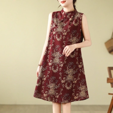 Đầm sườn xám Trung Hoa hiện đại họa tiết trẻ trung, áo vest dài cho nữ - Giá 353.273 VND 11 Đầm sườn xám Trung Hoa hiện đại họa tiết trẻ trung, áo vest dài cho nữ - Giá 353.273 VND 11