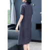 Đầm suông công sở bổ trụ cổ sơ mi 1 túi ốp ngực - Vải linen bột mềm mát, form suông, chỉ 319k 5