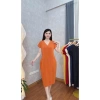 Đầm Suông Trung Niên Lụa Mango Đính Ngọc Trai Size 47-75kg Có Túi, Khóa Giọt Nước, Giá 140k
