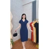 Đầm Suông Trung Niên Lụa Mango Đính Ngọc Trai Size 47-75kg Có Túi, Khóa Giọt Nước, Giá 140k 2