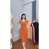 Đầm Suông Trung Niên Lụa Mango Đính Ngọc Trai Size 47-75kg Có Túi, Khóa Giọt Nước, Giá 140k 4