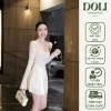 Đầm tay dài mút ren 3 lớp đính hoa, tôn dáng tiểu thư R6 DOLi – 396.000₫ 3