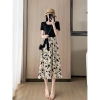 Đầm tay ngắn bigsize nữ đen tiệc sang chảnh, cổ vuông công sở, mẹ trung niên tiểu thư – Giá 159.000đ 5