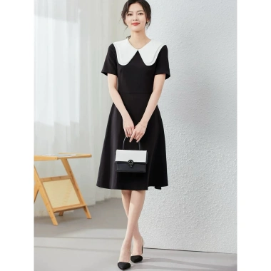 Đầm thiết kế GL thời trang công sở cổ 2 lá v13 giá ưu đãi 890.000đ giảm 18% 5 Đầm thiết kế GL thời trang công sở cổ 2 lá v13 giá ưu đãi 890.000đ giảm 18% 5